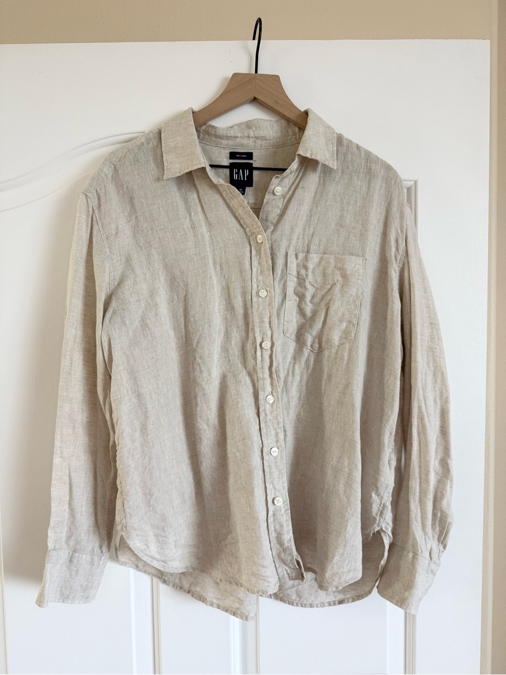 GAP 100% Linen Oversized Shirt